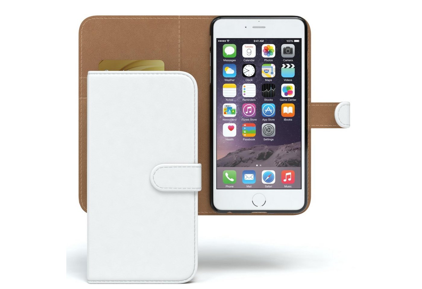 EAZY CASE Handyhülle Bookstyle Farbig für Apple iPhone 6 / iPhone 6s, Schutzhülle mit Standfunktion Kartenfach Handytasche aufklappbar Etui EAZY CASE Handyhülle Bookstyle Farbig für Apple iPhone 6 / iPhone 6s, Schutzhülle mit Standfunktion Kartenfach Handytasche aufklappbar Etui von EAZY CASE