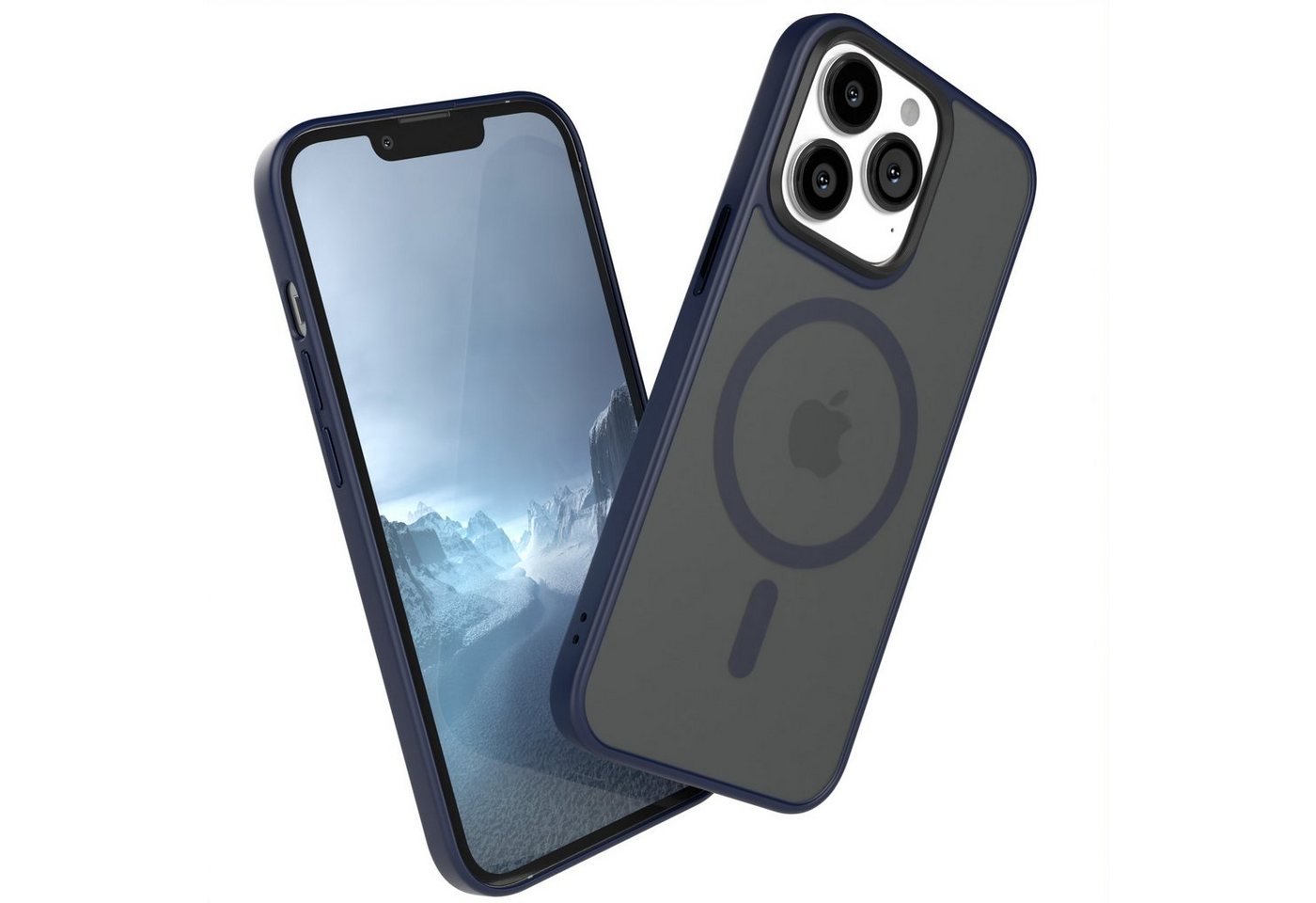 EAZY CASE Handyhülle Outdoor Case MagSafe für Apple iPhone 13 Pro 6,1 Zoll, Handyhülle stoßfest Silikon Case Etui Outdoorcase kratzfest Dunkelblau EAZY CASE Handyhülle Outdoor Case MagSafe für Apple iPhone 13 Pro 6,1 Zoll, Handyhülle stoßfest Silikon Case Etui Outdoorcase kratzfest Dunkelblau von EAZY CASE