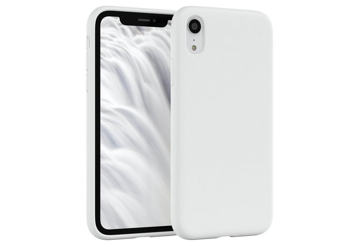 EAZY CASE Handyhülle Premium Silikon Case für Apple iPhone XR 6,1 Zoll, Silikon Schutzhülle mit Kameraschutz kratzfest Handy Softcase Weiß EAZY CASE Handyhülle Premium Silikon Case für Apple iPhone XR 6,1 Zoll, Silikon Schutzhülle mit Kameraschutz kratzfest Handy Softcase Weiß von EAZY CASE