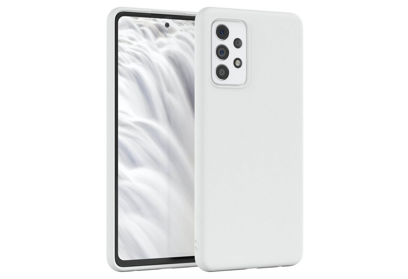 EAZY CASE Handyhülle Premium Silikon Case für Samsung Galaxy A72/A72 5G 6,7 Zoll, Silikon Schutzhülle mit Kameraschutz kratzfest Handy Softcase Weiß EAZY CASE Handyhülle Premium Silikon Case für Samsung Galaxy A72/A72 5G 6,7 Zoll, Silikon Schutzhülle mit Kameraschutz kratzfest Handy Softcase Weiß von EAZY CASE