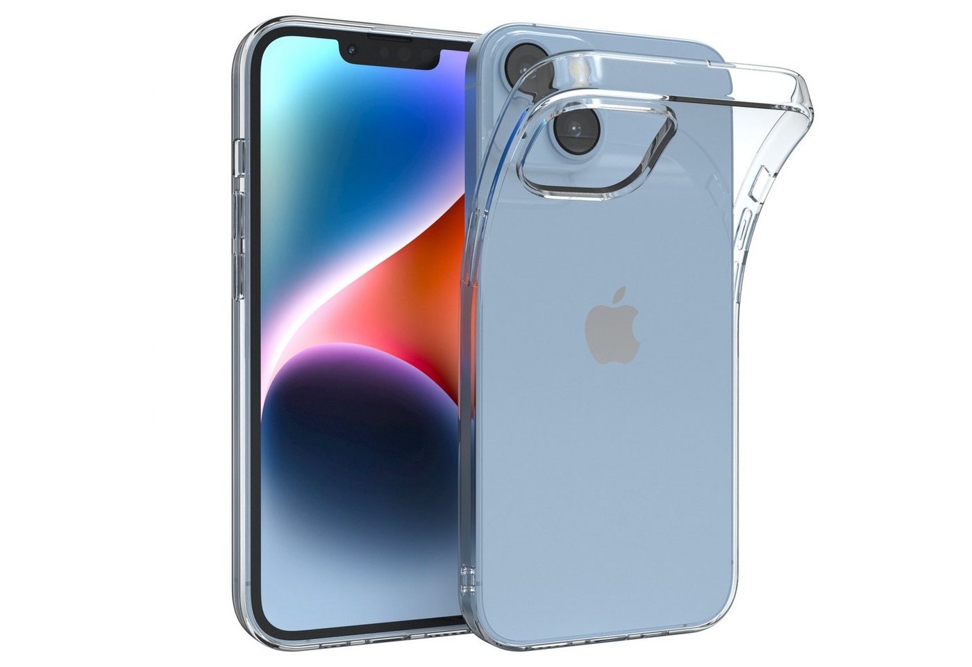 EAZY CASE Handyhülle Slimcover Clear für Apple iPhone 14 6,1 Zoll, durchsichtige Hülle Ultra Dünn Silikon Backcover TPU Telefonhülle Klar EAZY CASE Handyhülle Slimcover Clear für Apple iPhone 14 6,1 Zoll, durchsichtige Hülle Ultra Dünn Silikon Backcover TPU Telefonhülle Klar von EAZY CASE