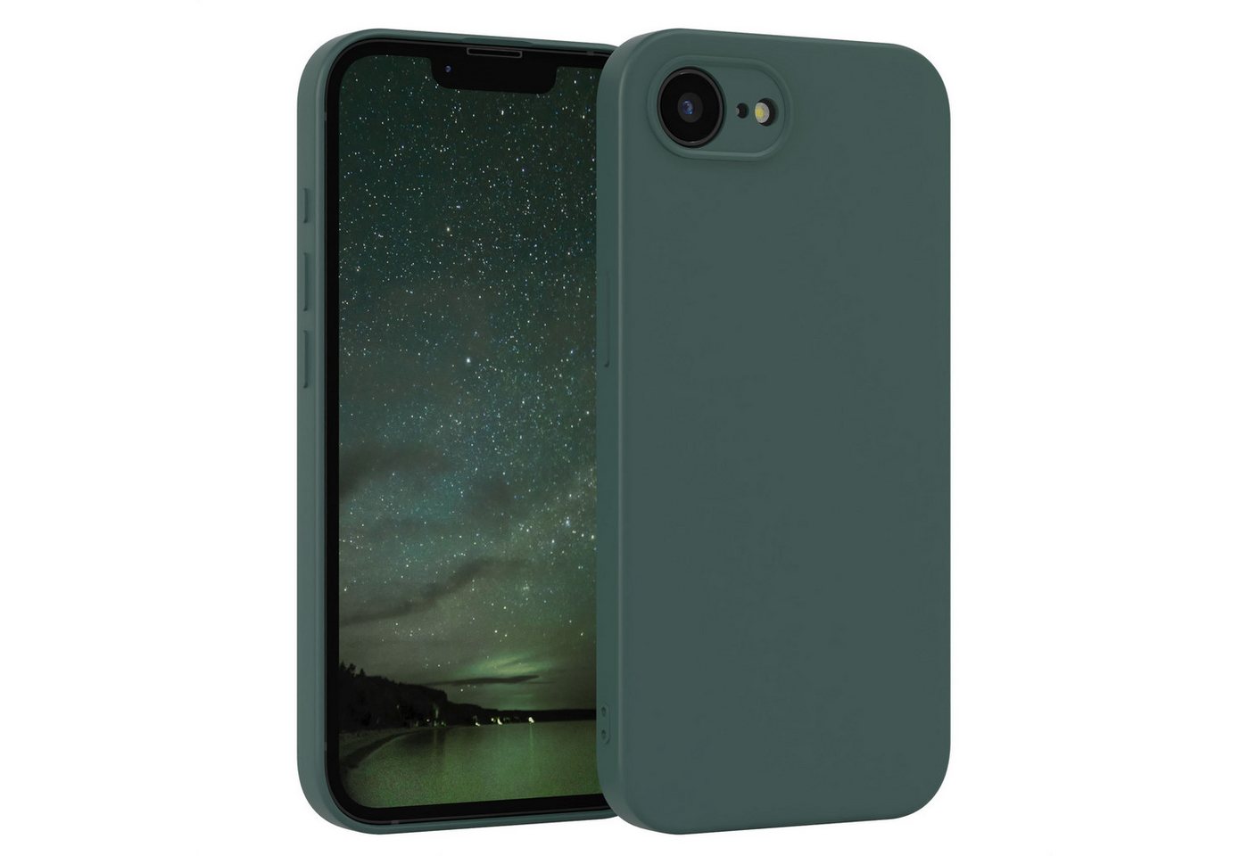EAZY CASE Handyhülle TPU Hülle für Apple iPhone 16e 6,1 Zoll, Silikon Schutzhülle mit Kameraschutz kratzfestes Bumper Nachtgrün EAZY CASE Handyhülle TPU Hülle für Apple iPhone 16e 6,1 Zoll, Silikon Schutzhülle mit Kameraschutz kratzfestes Bumper Nachtgrün von EAZY CASE