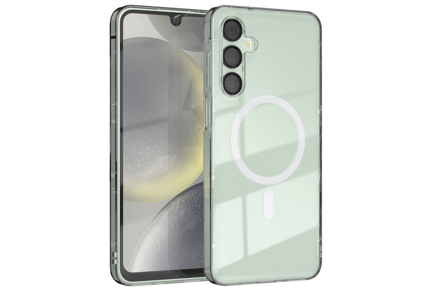 EAZY CASE Handyhülle Transparente Hülle MagSafe Samsung Galaxy A16 5G 6,7 Zoll, Back Cover, Bumper Case, Handy Schutzhülle Kameraschutz, Durchsichtig EAZY CASE Handyhülle Transparente Hülle MagSafe Samsung Galaxy A16 5G 6,7 Zoll, Back Cover, Bumper Case, Handy Schutzhülle Kameraschutz, Durchsichtig von EAZY CASE