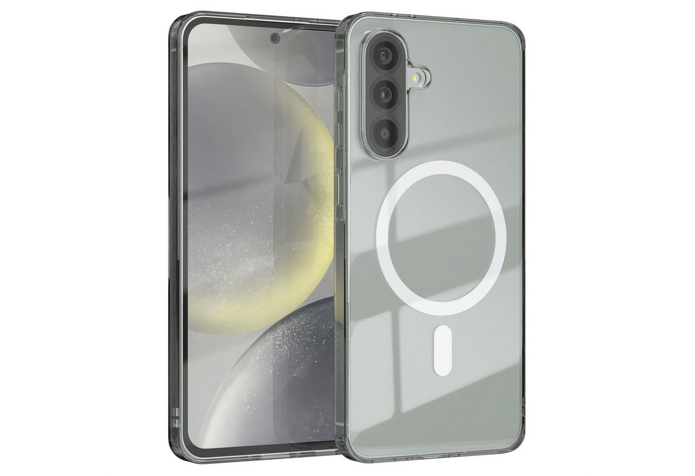 EAZY CASE Handyhülle Transparente Hülle MagSafe Samsung Galaxy A56 5G 6,7 Zoll, Back Cover, Bumper Case, Handy Schutzhülle Kameraschutz, Durchsichtig EAZY CASE Handyhülle Transparente Hülle MagSafe Samsung Galaxy A56 5G 6,7 Zoll, Back Cover, Bumper Case, Handy Schutzhülle Kameraschutz, Durchsichtig von EAZY CASE