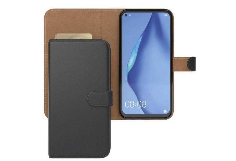 EAZY CASE Handyhülle Uni Bookstyle für Huawei P40 Lite 6,4 Zoll, Schutzhülle mit Standfunktion Kartenfach Handytasche aufklappbar Etui von EAZY CASE