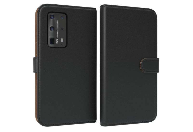 EAZY CASE Handyhülle Uni Bookstyle für Huawei P40 Pro Plus 6,58 Zoll, Schutzhülle mit Standfunktion Kartenfach Handytasche aufklappbar Etui von EAZY CASE