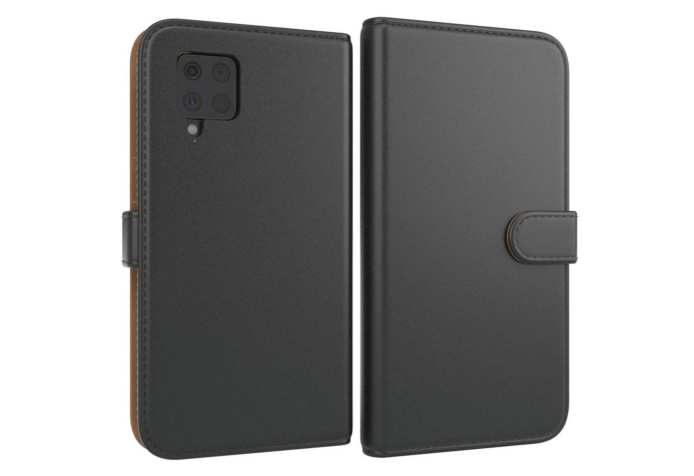 EAZY CASE Handyhülle Uni Bookstyle für Samsung Galaxy A42 5G 6,6 Zoll, Schutzhülle mit Standfunktion Kartenfach Handytasche aufklappbar Etui von EAZY CASE