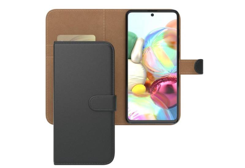 EAZY CASE Handyhülle Uni Bookstyle für Samsung Galaxy A71 6,7 Zoll, Schutzhülle mit Standfunktion Kartenfach Handytasche aufklappbar Etui von EAZY CASE