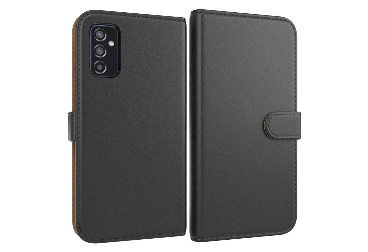 EAZY CASE Handyhülle Uni Bookstyle für Samsung Galaxy M52 5G 6,7 Zoll, Schutzhülle mit Standfunktion Kartenfach Handytasche aufklappbar Etui von EAZY CASE