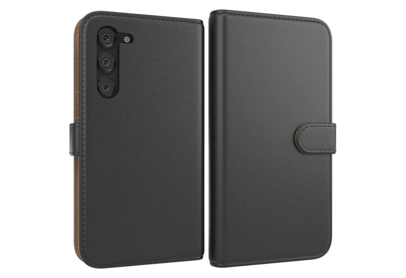 EAZY CASE Handyhülle Uni Bookstyle für Samsung Galaxy S23 Plus 6,6 Zoll, Schutzhülle mit Standfunktion Kartenfach Handytasche aufklappbar Etui von Eazy Case
