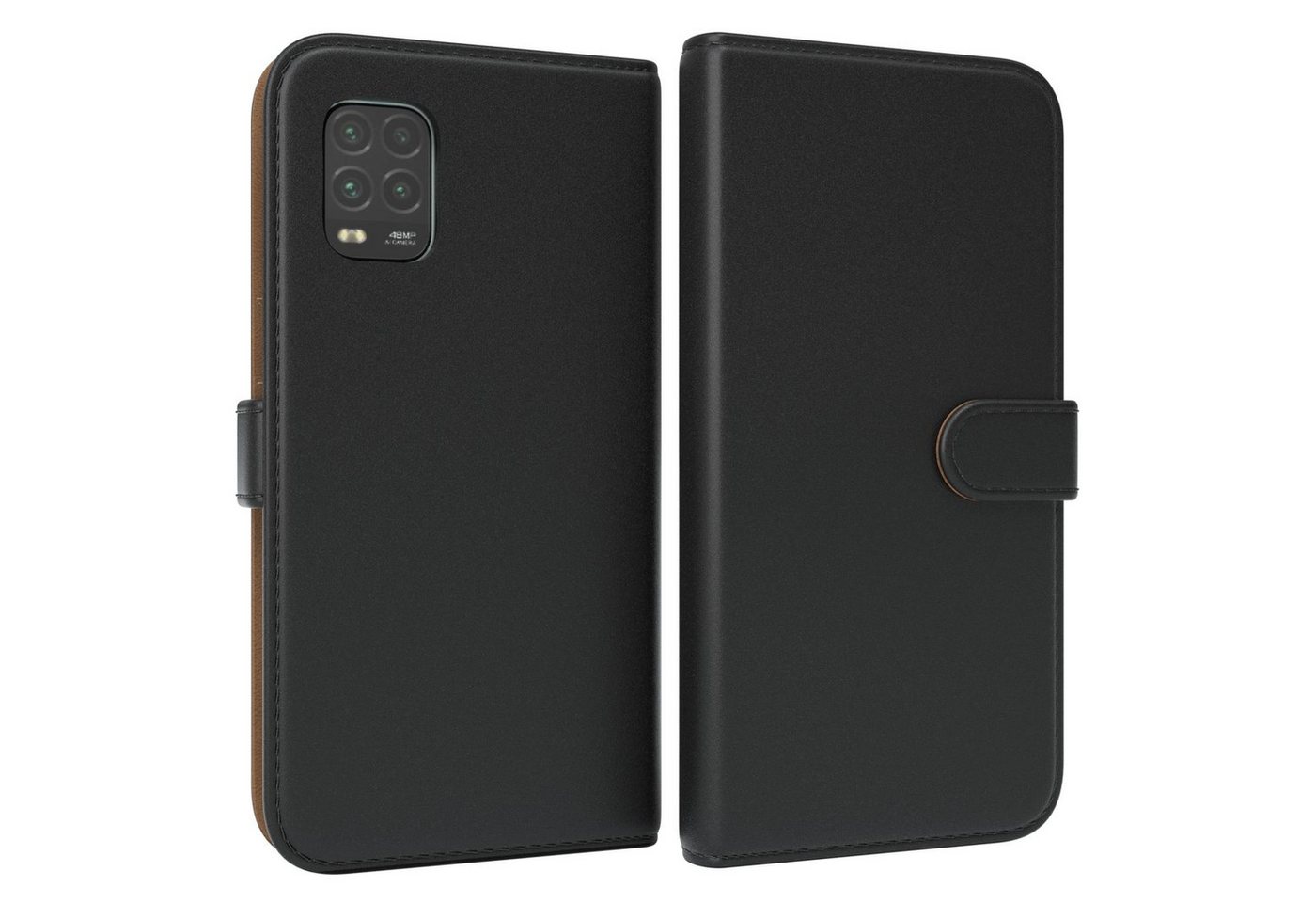 EAZY CASE Handyhülle Uni Bookstyle für Xiaomi Mi 10 Lite 5G 6,57 Zoll, Schutzhülle mit Standfunktion Kartenfach Handytasche aufklappbar Etui von EAZY CASE