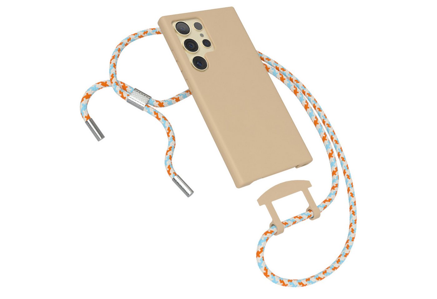 EAZY CASE Handykette 2in1 Hülle mit Band für Samsung Galaxy S24 Ultra 6,8 Zoll, Handykette zum Umhängen Slim Phone Chain Festivalbag Smartphone Taupe EAZY CASE Handykette 2in1 Hülle mit Band für Samsung Galaxy S24 Ultra 6,8 Zoll, Handykette zum Umhängen Slim Phone Chain Festivalbag Smartphone Taupe von EAZY CASE