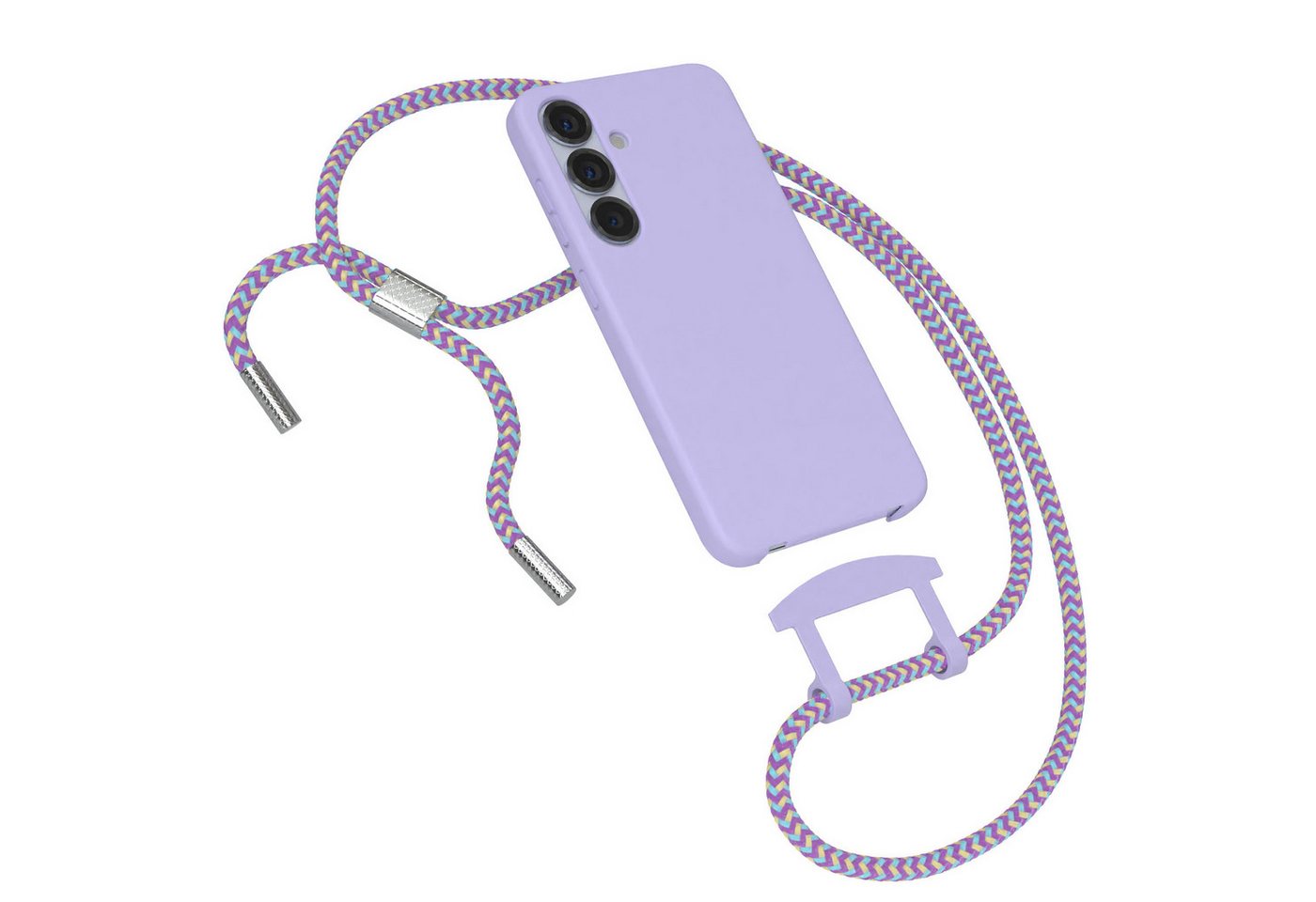 EAZY CASE Handykette 2in1 TPU Hülle mit Band für Samsung Galaxy S25 5G 6,2 Zoll, Handykordel Smartphonekette abnehmbar 2in1 Handyhülle Case Lila EAZY CASE Handykette 2in1 TPU Hülle mit Band für Samsung Galaxy S25 5G 6,2 Zoll, Handykordel Smartphonekette abnehmbar 2in1 Handyhülle Case Lila von EAZY CASE