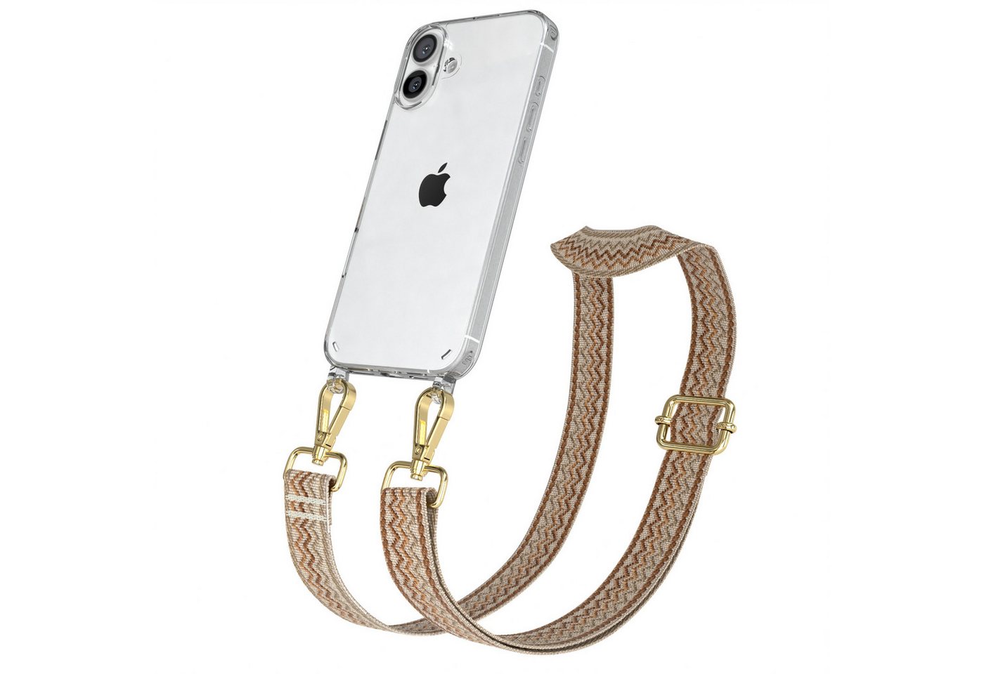 EAZY CASE Handykette Silikonhülle mit Kette für Apple iPhone 16 Plus 6,7 Zoll, Hülle aus Silikon mit Wave Band zum Umhängen Konzert Handykette Beige EAZY CASE Handykette Silikonhülle mit Kette für Apple iPhone 16 Plus 6,7 Zoll, Hülle aus Silikon mit Wave Band zum Umhängen Konzert Handykette Beige von EAZY CASE
