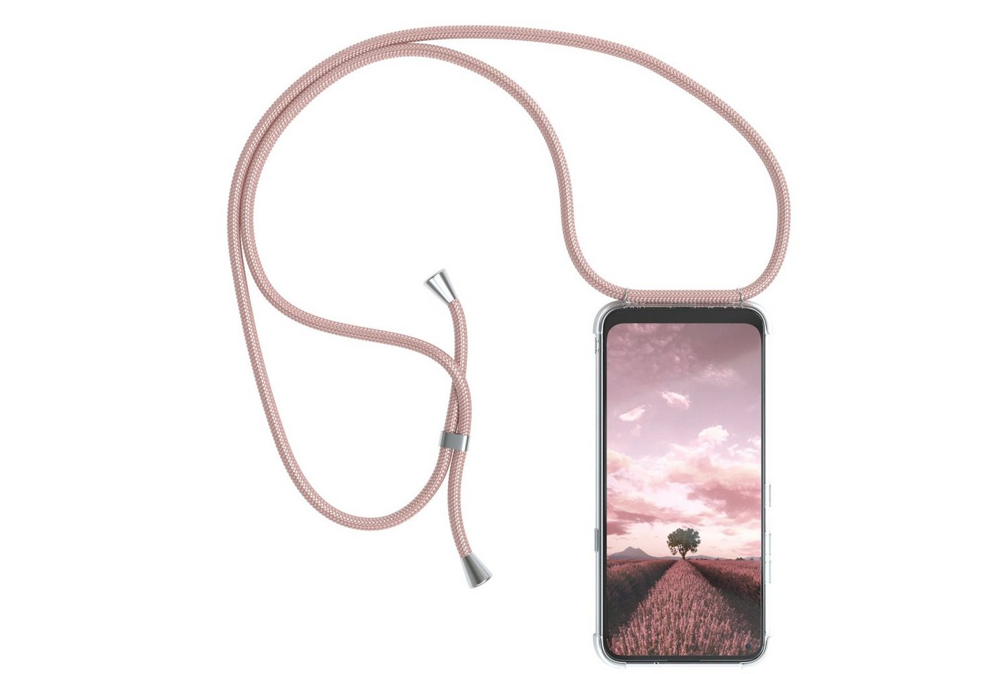 EAZY CASE Handykette Hülle mit Kette für LG K61 6,53 Zoll, Slimcover Festival Hülle Band Handyketten Umhängehülle Altrosa Rosé EAZY CASE Handykette Hülle mit Kette für LG K61 6,53 Zoll, Slimcover Festival Hülle Band Handyketten Umhängehülle Altrosa Rosé von EAZY CASE