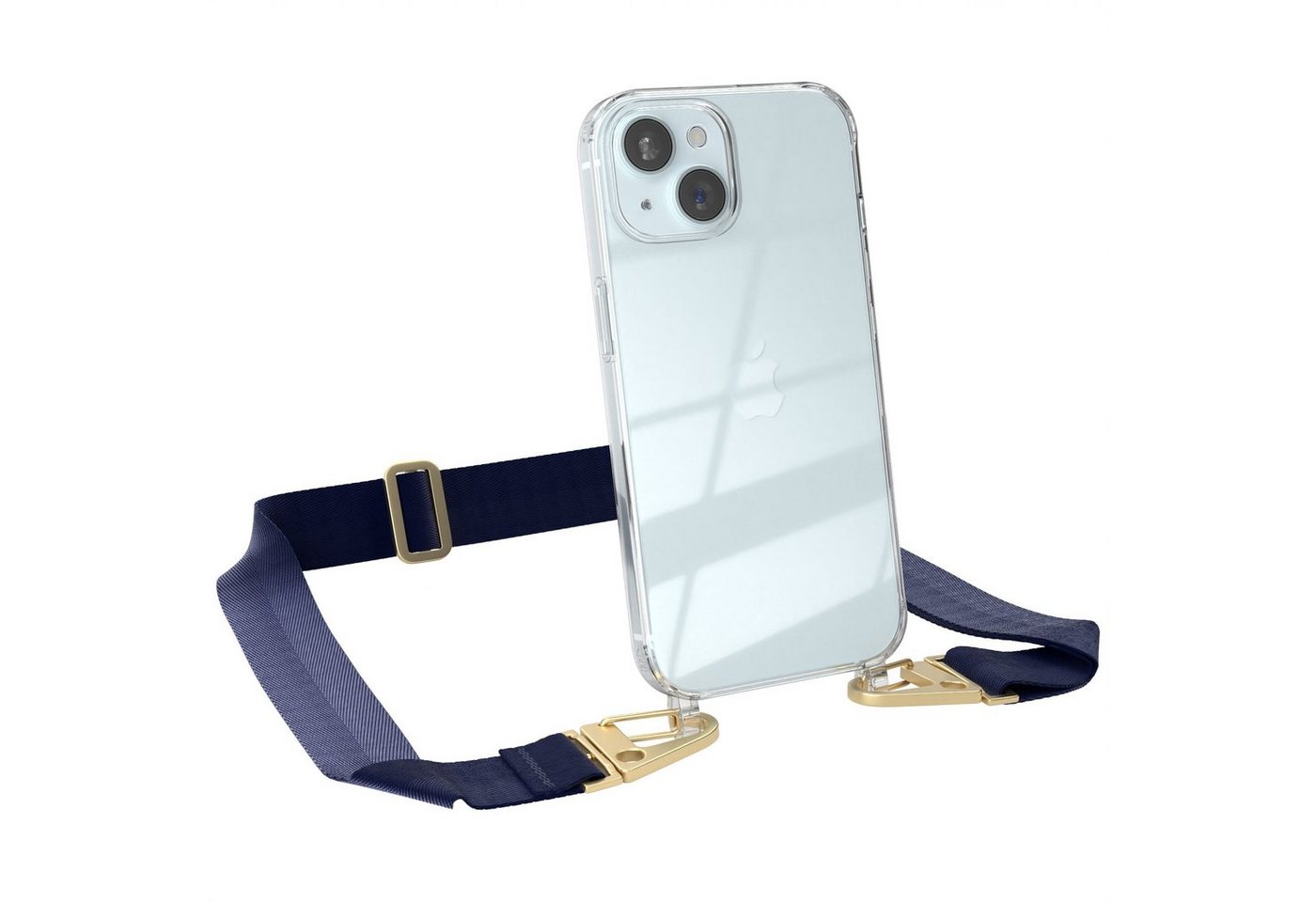 EAZY CASE Handykette Silikon Kette Karabiner für Apple iPhone 15 6,1 Zoll, Handykette zum Umhängen Slim Phone Chain Festivalbag Smartphone Blau EAZY CASE Handykette Silikon Kette Karabiner für Apple iPhone 15 6,1 Zoll, Handykette zum Umhängen Slim Phone Chain Festivalbag Smartphone Blau von EAZY CASE
