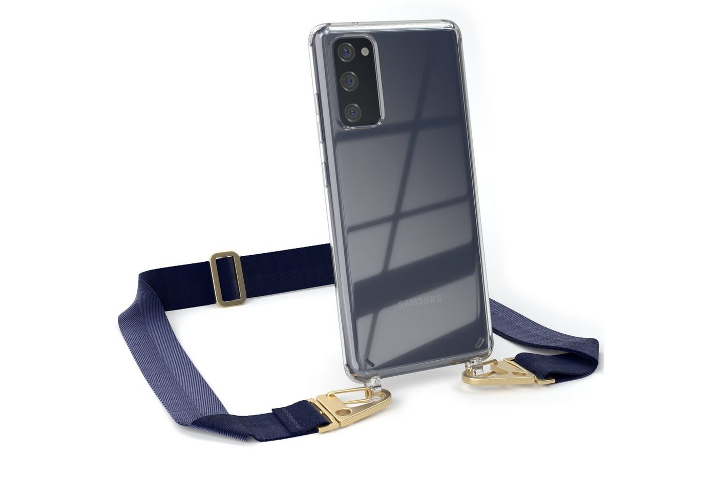 EAZY CASE Handykette Silikon Kette Karabiner für Galaxy S20 FE / 5G 6,2 Zoll, Handykette zum Umhängen Slim Phone Chain Festivalbag Smartphone Blau EAZY CASE Handykette Silikon Kette Karabiner für Galaxy S20 FE / 5G 6,2 Zoll, Handykette zum Umhängen Slim Phone Chain Festivalbag Smartphone Blau von EAZY CASE