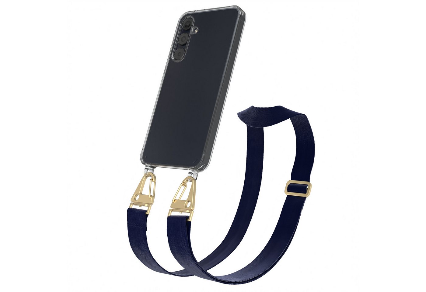 EAZY CASE Handykette Silikon Kette Karabiner für Samsung Galaxy A55 6,6 Zoll, Handykette zum Umhängen Slim Phone Chain Festivalbag Smartphone Blau EAZY CASE Handykette Silikon Kette Karabiner für Samsung Galaxy A55 6,6 Zoll, Handykette zum Umhängen Slim Phone Chain Festivalbag Smartphone Blau von EAZY CASE