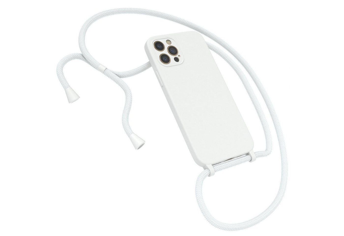 EAZY CASE Handykette Silikon Kette für Apple iPhone 12 Pro 6,1 Zoll, Schutzhülle Ketten Hülle Case Handyhülle Silikon Hülle Handyband Weiß EAZY CASE Handykette Silikon Kette für Apple iPhone 12 Pro 6,1 Zoll, Schutzhülle Ketten Hülle Case Handyhülle Silikon Hülle Handyband Weiß von EAZY CASE