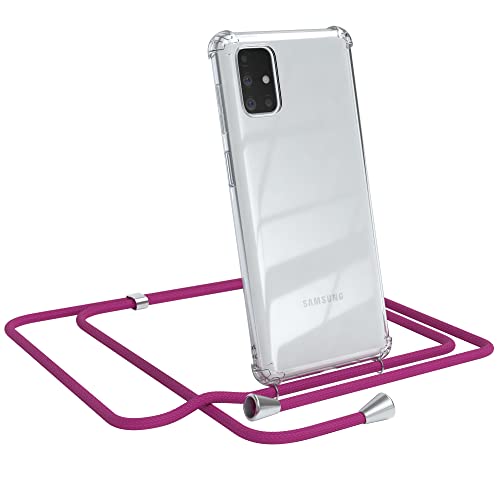 EAZY CASE Handykette kompatibel mit Samsung Galaxy M51 Handyhülle mit Umhängeband, Handykordel mit Schutzhülle, Silikonhülle, Hülle mit Band, Kette mit Hülle, Pink EAZY CASE Handykette kompatibel mit Samsung Galaxy M51 Handyhülle mit Umhängeband, Handykordel mit Schutzhülle, Silikonhülle, Hülle mit Band, Kette mit Hülle, Pink von EAZY CASE