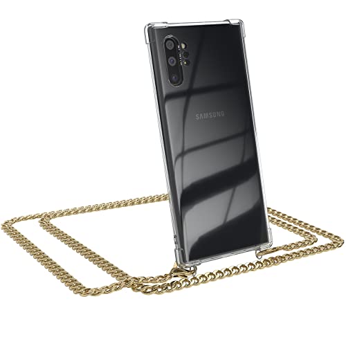EAZY CASE Handykette kompatibel mit Samsung Galaxy Note 10 Plus Handyhülle mit Metal Umhängeband und Ersatz Kordel schwarz, Handykordel mit Schutzhülle, Stylische Kette, Metal - Gold EAZY CASE Handykette kompatibel mit Samsung Galaxy Note 10 Plus Handyhülle mit Metal Umhängeband und Ersatz Kordel schwarz, Handykordel mit Schutzhülle, Stylische Kette, Metal - Gold von EAZY CASE