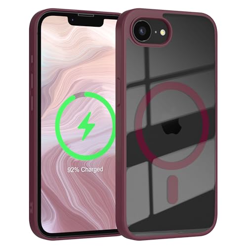 EAZY CASE Hülle für iPhone 16e kompatibel mit Qi Charging Ultra Aufprallschutz Stoßfest und Kratzfest dünne Schutzhülle mit Kameraschutz Silikon Cover Clear Hybrid Handy Case Beere - Qi Charging EAZY CASE Hülle für iPhone 16e kompatibel mit Qi Charging Ultra Aufprallschutz Stoßfest und Kratzfest dünne Schutzhülle mit Kameraschutz Silikon Cover Clear Hybrid Handy Case Beere - Qi Charging von EAZY CASE