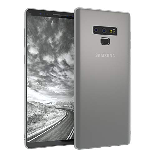 EAZY CASE Hülle kompatibel mit Samsung Galaxy Note 9 Schutzhülle Silikon, matt & Ultra dünn, Slimcover, Handyhülle, Hülle/Soft Case, Silikonhülle, Backcover, Transparent von EAZY CASE
