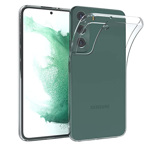 EAZY CASE Hülle kompatibel mit Samsung Galaxy S22 5G Schutzhülle Silikon, Ultra dünn, Slimcover, Handyhülle, Silikonhülle, Backcover, Durchsichtig, Klar Transparent von EAZY CASE