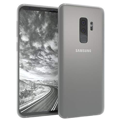 EAZY CASE Hülle kompatibel mit Samsung Galaxy S9 Plus Schutzhülle Silikon, matt & Ultra dünn, Slimcover, Handyhülle, Hülle/Soft Case, Silikonhülle, Backcover, Transparent von EAZY CASE