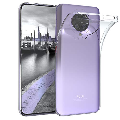 EAZY CASE Hülle kompatibel mit Xiaomi Poco F2 Pro 5G / Redmi K30 Pro 5G Schutzhülle Silikon, Ultra dünn, Slimcover, Handyhülle, Silikonhülle, Backcover, Durchsichtig, Klar Transparent von EAZY CASE