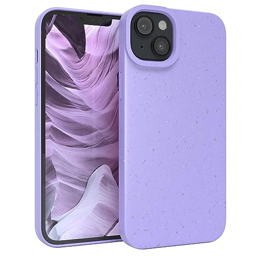 EAZY CASE - Hülle kompatibel mit iPhone 14 Plus, Huelle aus TPU, biologisch abbaubare silikon Hülle, kompostierbares case aus holzfasern, Handyhülle recycelt hardcase Bio Edle Haptik Matt Lila EAZY CASE - Hülle kompatibel mit iPhone 14 Plus, Huelle aus TPU, biologisch abbaubare silikon Hülle, kompostierbares case aus holzfasern, Handyhülle recycelt hardcase Bio Edle Haptik Matt Lila von EAZY CASE