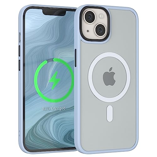 EAZY CASE - Hybrid Magnet Hülle kompatibel mit iPhone 13 kompatibel mit MagSafe, Rundumschutz, Schutzhülle Kratzfeste Transparente Rückseite, magnetisch Hülle, Edle Haptik Matt Himmel Blau EAZY CASE - Hybrid Magnet Hülle kompatibel mit iPhone 13 kompatibel mit MagSafe, Rundumschutz, Schutzhülle Kratzfeste Transparente Rückseite, magnetisch Hülle, Edle Haptik Matt Himmel Blau von EAZY CASE