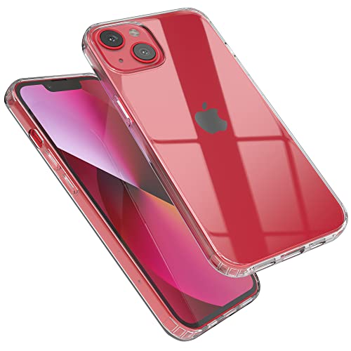 EAZY CASE Premium Crystal TPU Hülle kompatibel mit iPhone 13 Schutzhülle Silikon mit Kameraschutz, Slimcover, Handyhülle, Silikonhülle, Backcover, Durchsichtig, Transparent EAZY CASE Premium Crystal TPU Hülle kompatibel mit iPhone 13 Schutzhülle Silikon mit Kameraschutz, Slimcover, Handyhülle, Silikonhülle, Backcover, Durchsichtig, Transparent von EAZY CASE