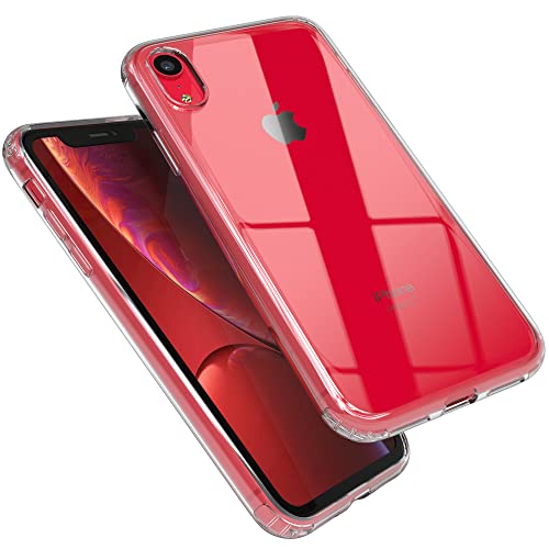 EAZY CASE Premium Crystal TPU Hülle kompatibel mit iPhone XR Schutzhülle Silikon mit Kameraschutz, Slimcover, Handyhülle, Silikonhülle, Backcover, Durchsichtig, Transparent von EAZY CASE