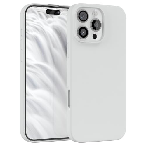 EAZY CASE Premium Silikon Handyhülle kompatibel mit iPhone 16 Pro Max Slimcover mit Kameraschutz und Innenfutter, Silikonhülle, Schutzhülle, Bumper, Handy Case, Hülle, Softcase, Weiß EAZY CASE Premium Silikon Handyhülle kompatibel mit iPhone 16 Pro Max Slimcover mit Kameraschutz und Innenfutter, Silikonhülle, Schutzhülle, Bumper, Handy Case, Hülle, Softcase, Weiß von EAZY CASE