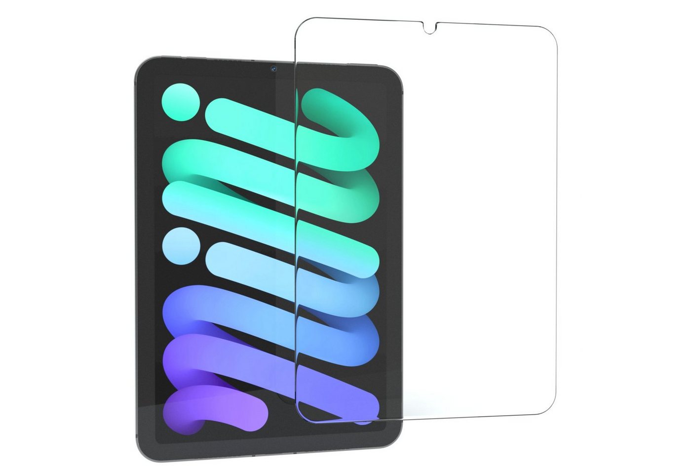 EAZY CASE Schutzfolie Schutzglas für Apple iPad Mini 6 (2021), 8,3 Zoll Panzerglas Displayfolie Tabletschutz Glasfolie Kratzschutz von EAZY CASE