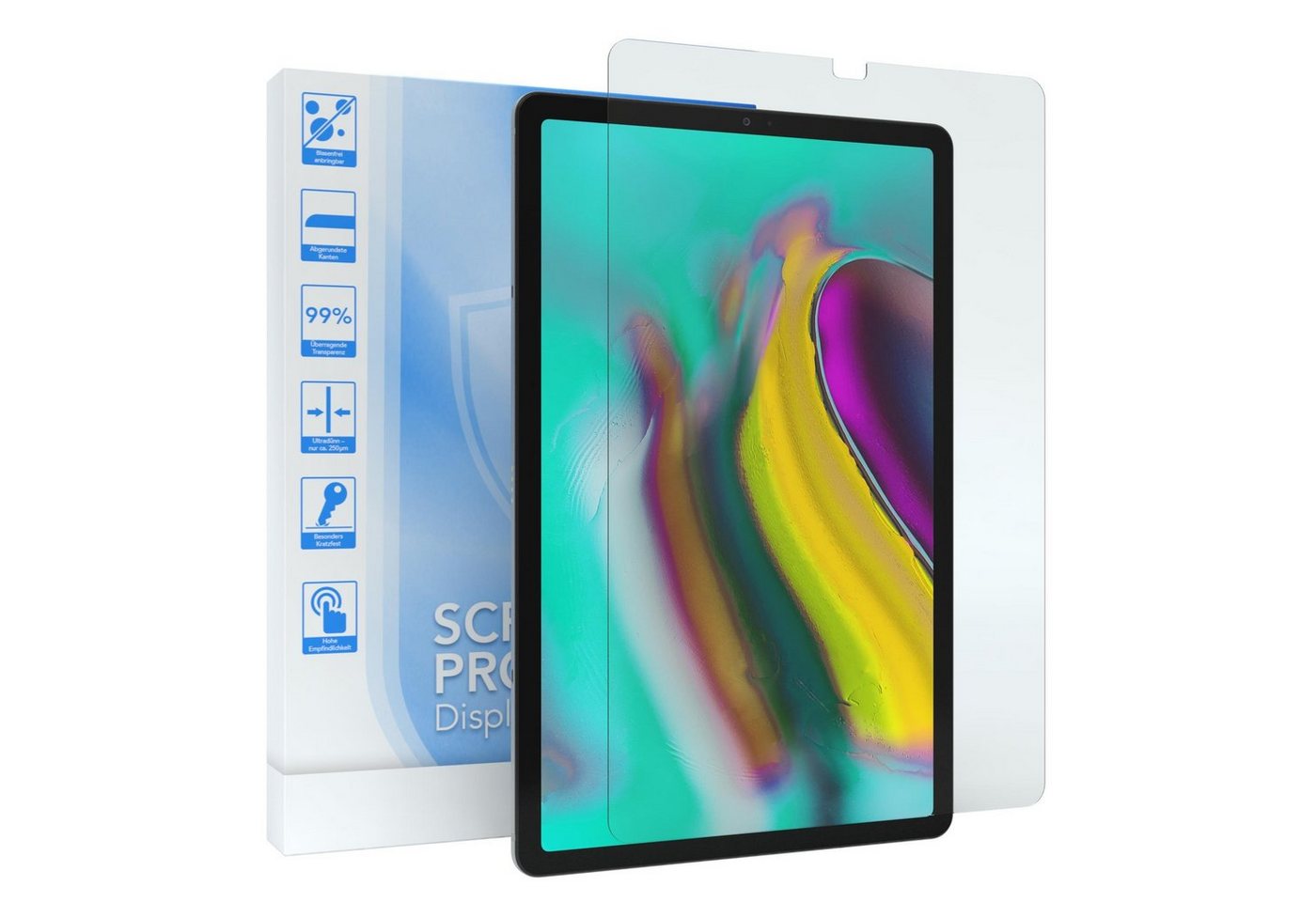 EAZY CASE Schutzfolie Schutzglas für Samsung Galaxy Tab S5e, 10,5 Zoll Panzerglas Displayfolie Tabletschutz Glasfolie Kratzschutz EAZY CASE Schutzfolie Schutzglas für Samsung Galaxy Tab S5e, 10,5 Zoll Panzerglas Displayfolie Tabletschutz Glasfolie Kratzschutz von Eazy Case