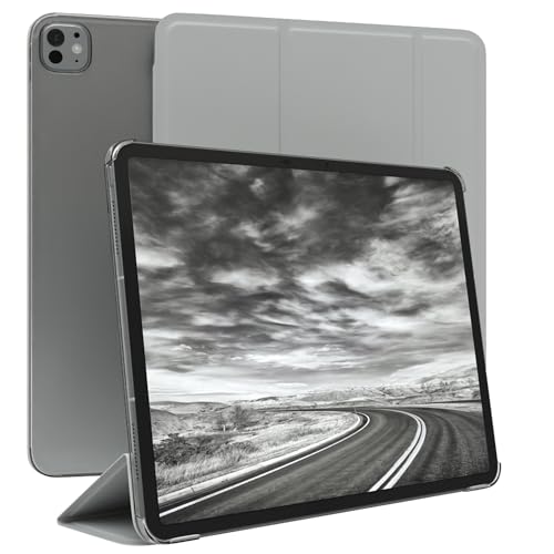 EAZY CASE - Hülle für iPad Pro 13" [Modell 2024] - 13 Zoll Hülle für iPad 13 Pro Case - Hülle Tablet Cover - Smartcase zum Aufstellen - Klappcase mit Standfunktion - Auto Sleep Wake Up Hell Grau von EAZY CASE