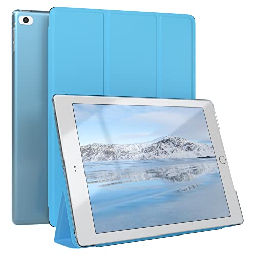 EAZY CASE - Schutzhülle für iPad 6/5 iPad Air 2 Air 1 Hülle 9.7 Zoll Smart Cover Tablet Case Smartcase zum Aufstellen Klapphülle mit Standfunktion Sleep Wake Up Funktion Tasche Kunstleder Etui Blau von EAZY CASE