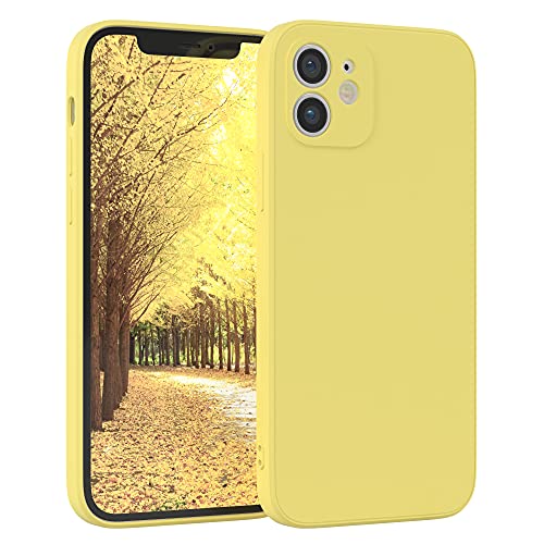 EAZY CASE - Silikonhülle für iPhone 12 Hülle Silikon Case Gelb weich stoßfeste Handyhülle iPhone 12 Schutzhülle mit Kameraschutz Dünn Premium Schutz Cover TPU Phone Bumper in Pastellgelb EAZY CASE - Silikonhülle für iPhone 12 Hülle Silikon Case Gelb weich stoßfeste Handyhülle iPhone 12 Schutzhülle mit Kameraschutz Dünn Premium Schutz Cover TPU Phone Bumper in Pastellgelb von EAZY CASE
