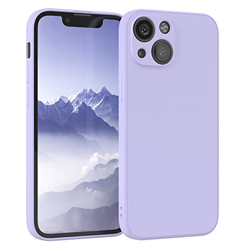 EAZY CASE - Silikonhülle für iPhone 13 Mini Hülle Silikon Case Lila weich stoßfeste Handyhülle iPhone 13 Mini Schutzhülle mit Kameraschutz Dünn Premium Schutz Cover TPU Phone Bumper Lavendel Violett von EAZY CASE