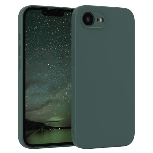 EAZY CASE - Silikonhülle für iPhone 16e Hülle Silikon Case weich stoßfeste Handyhülle Schutzhülle mit Kameraschutz Dünn Premium Schutz Cover TPU Phone Bumper in Piniengrün von EAZY CASE