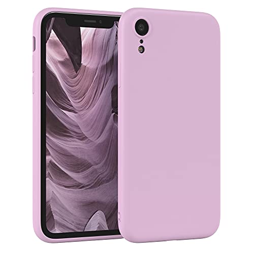 EAZY CASE - Silikonhülle für iPhone XR Hülle Silikon Case Violett weich stoßfeste Handyhülle iPhone XR Schutzhülle mit Kameraschutz Dünn Premium Schutz Cover TPU Phone Bumper in Flieder von EAZY CASE