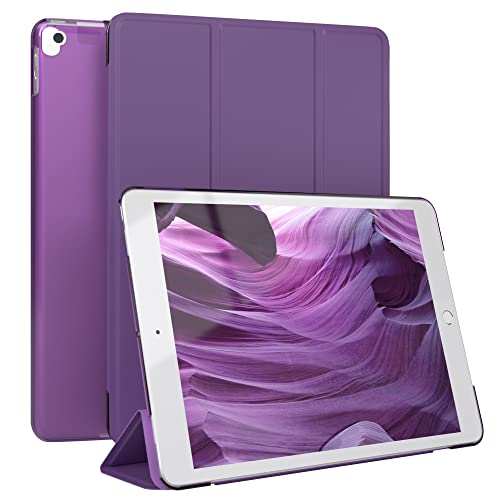 EAZY CASE - Schutzhülle für iPad 7 8 9 2019,2020,2021 Hülle 10,2 Zoll Smart Cover Tablet Case Smartcase zum Aufstellen Klapphülle mit Standfunktion Sleep Wake Up Funktion Tasche Kunstleder Etui Lila von EAZY CASE
