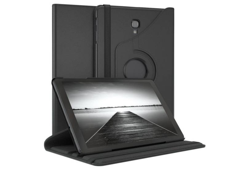 EAZY CASE Tablet-Hülle Rotation Case Samsung Galaxy Tab A 10.5 10,5 Zoll, Hülle 360° drehbar mit Standfunktion Etui Anti-Kratz Tasche Schwarz von EAZY CASE