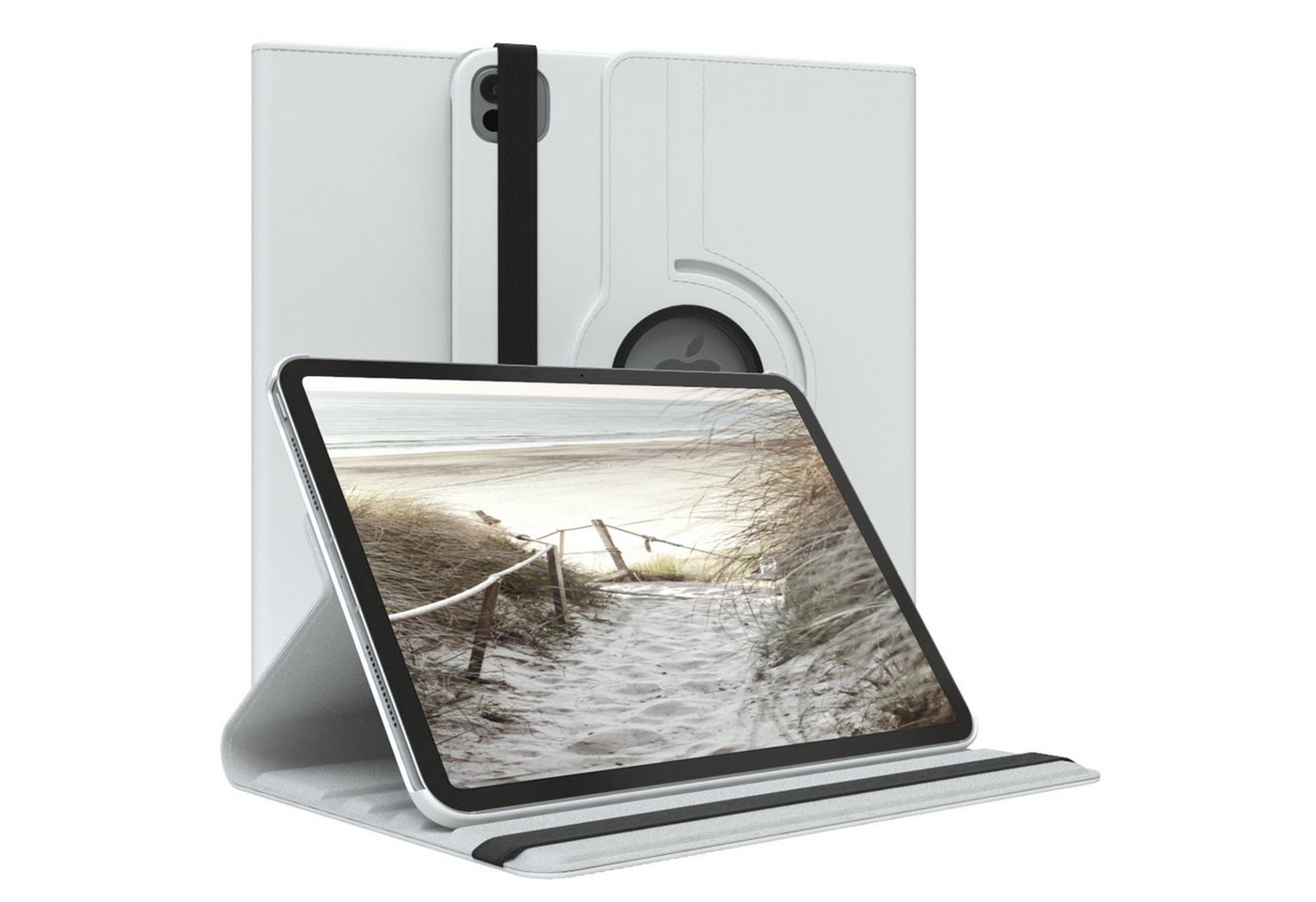 EAZY CASE Tablet-Hülle Rotation Case für Apple iPad Pro 11 Rotationcase, Schutzhülle mit Sleep Wakeup Funktion Tablet Tasche kratzfest Weiß EAZY CASE Tablet-Hülle Rotation Case für Apple iPad Pro 11 Rotationcase, Schutzhülle mit Sleep Wakeup Funktion Tablet Tasche kratzfest Weiß von EAZY CASE
