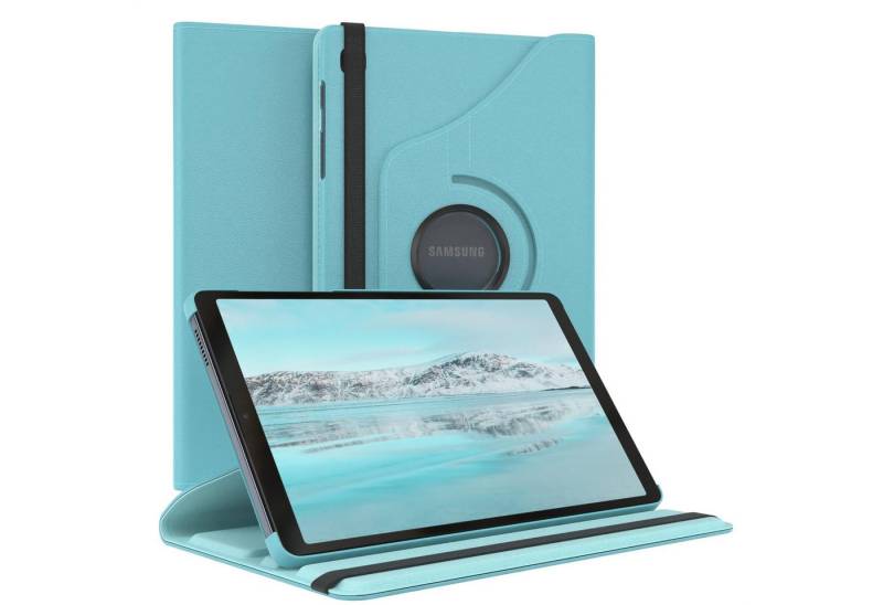 EAZY CASE Tablet-Hülle Rotation Case für Samsung Galaxy Tab A7 Lite 8,7 Zoll, Schutzasche für Tablets Flipcase Hülle Kratzschutz Displayschutz Blau von EAZY CASE
