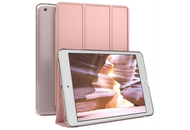 EAZY CASE Tablet-Hülle Smart Case für Apple iPad Mini 1. / 2. / 3. Gen. 7,9 Zoll, Tablet Case Smartcase Hülle mit Sleep Wake Up Funktion Etui Roségold von Eazy Case