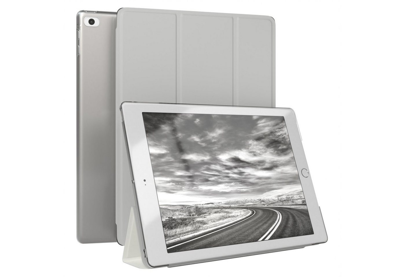 EAZY CASE Tablet-Hülle Smart Case für iPad 5./6. Generation & Air 1/Air 2 9,7 Zoll, Schutzhülle mit Sleep Wake Up Funktion Smartcase verstellbar Etui Weiß von EAZY CASE