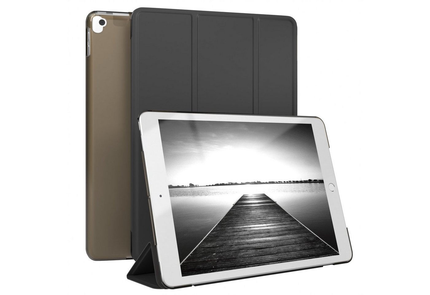 EAZY CASE Tablet-Hülle Smart Case für iPad Pro 10,5 (2017) / Air 3 2019 10,5 Zoll, Hülle mit Standfunktion Tablet Klapphülle Anti-Kratz Tasche Schwarz" von EAZY CASE